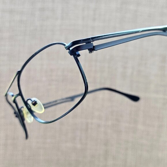 Kirkland Signature Men Eyeglasses Frame Columbia Black Matte Glasses Made Italy - Picture 4 of 13